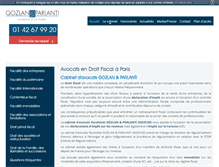 Tablet Screenshot of gozlanparlanti-avocats.com